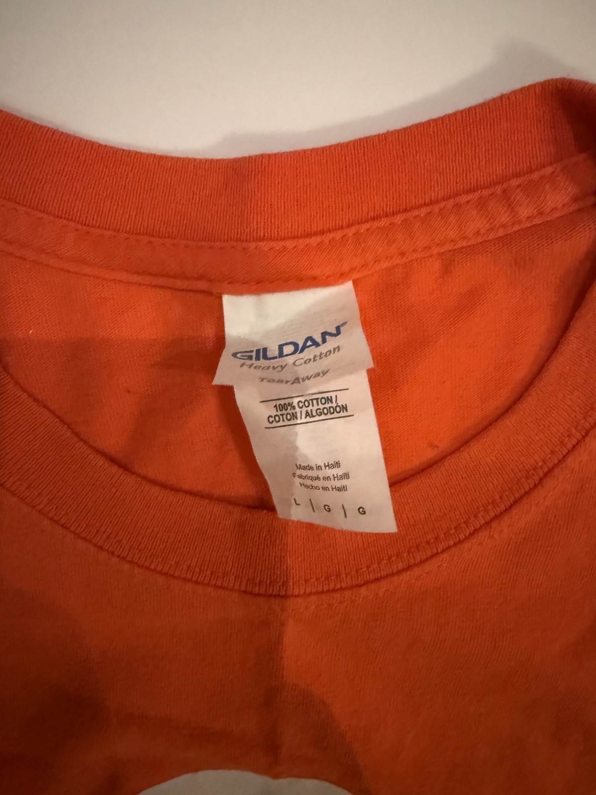 Dunkin Donuts Employee Promo T Shirt Large Orange Macchiato Oh Yeah