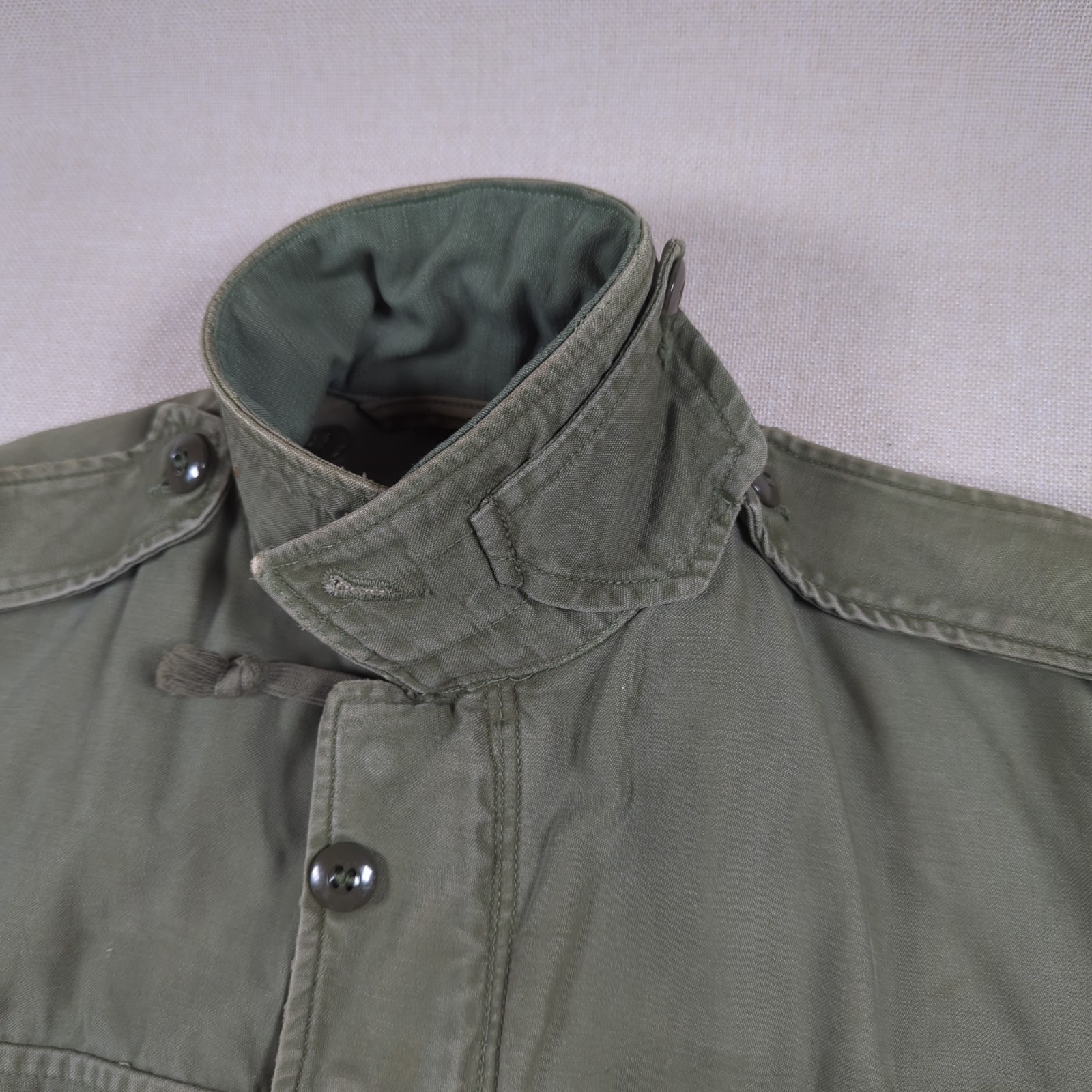 VTG 50s US Army M-51 Field Jacket Small OG-107 Green Distressed Korean War