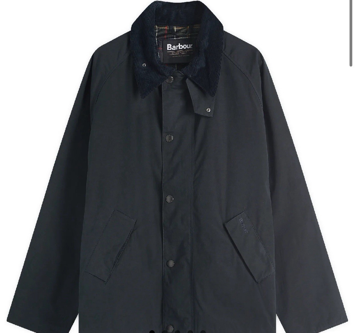 BARBOUR SiZE 42 = L/XL OS TRANSPORTER CASUAL JACKET NAVY BLUE NEW NWT $400.00