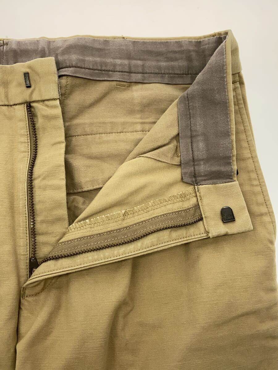 BROWN by 2-tacs TIGHT SLACKS Bottoms, Medium, Cotton, BEG, Solid Color, B15-P004