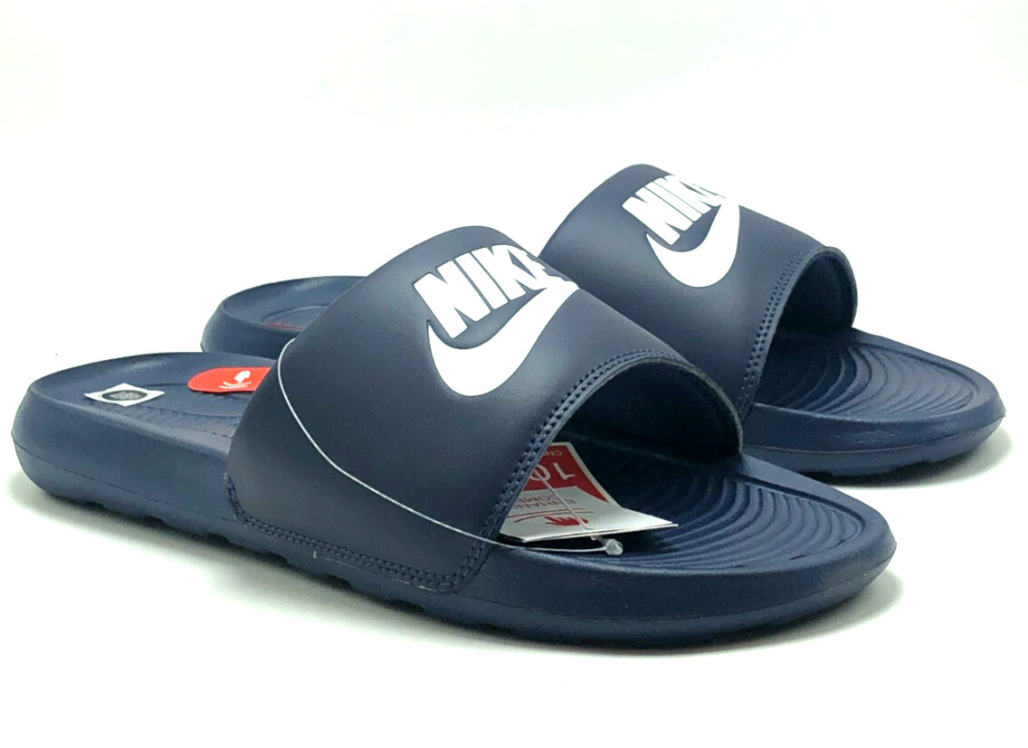 *NEW* Men NIKE VICTORI ONE SLIDES Midnight Navy (CN9675 401), Sz 8.0 – 13.0 👍