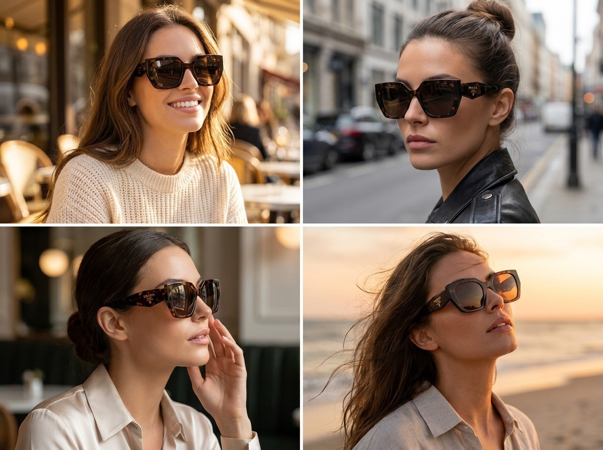 PRADA PR 15WS Root Black Dark Grey 54 mm Women’s Sunglasses – ships now