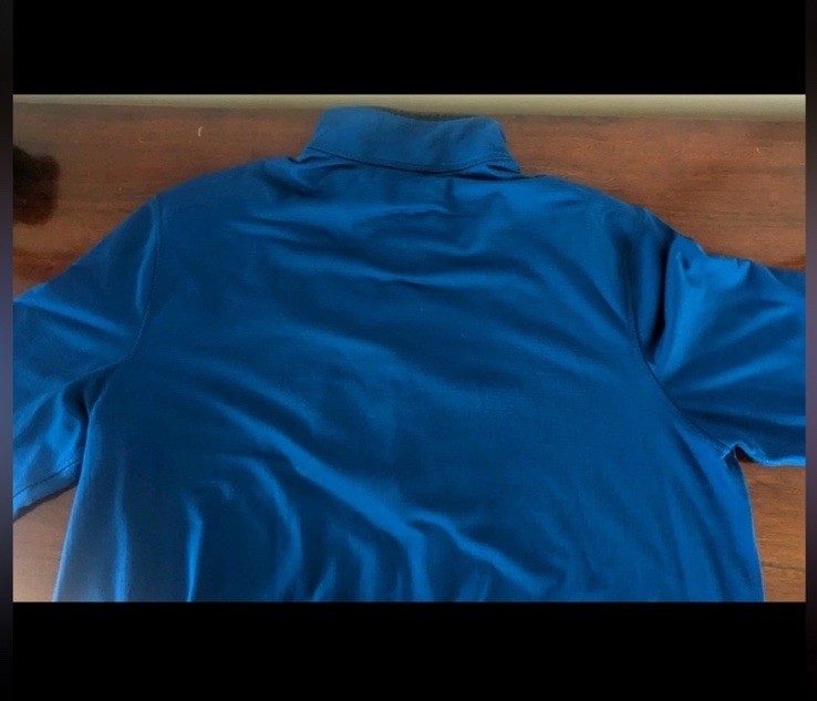 Eddie Bauer Men’s XL Blue 1/4 Zip Fleece Pullover Mock Neck w/ Pockets
