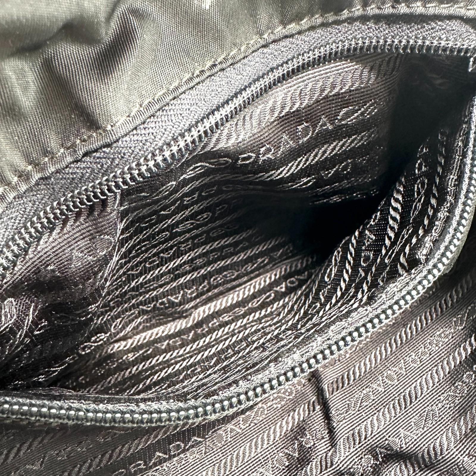 PRADA Rucksack Nylon Logo With Dust Bag