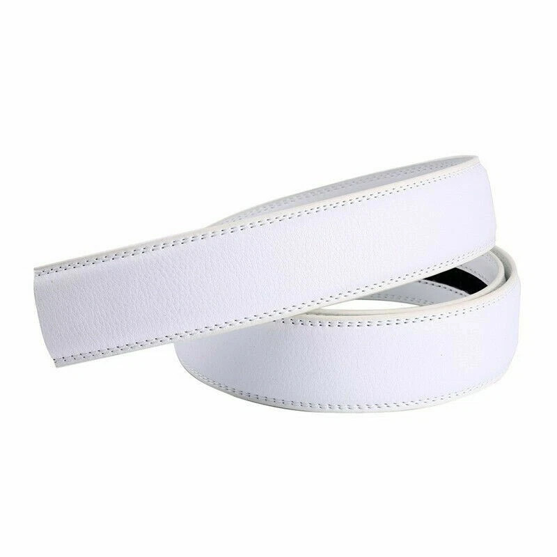 Fashion Men’s Automatic Real Leather Ratchet Belt Strap Jeans Waistband Gift
