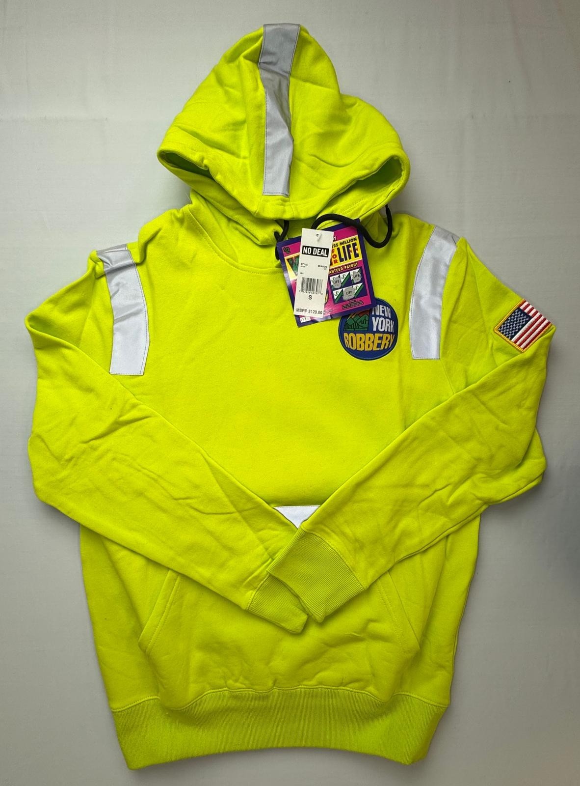No Deal NEW YORK ROBBERY Pullover Hoodie MSRP $120 *NWT* Choose Your Size