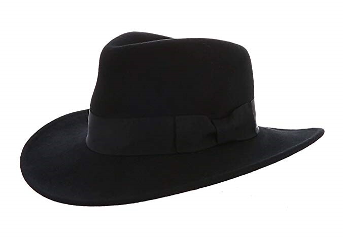 Different Touch Indiana Jones Outback Cowboy Crushable Wool Fedora Hats