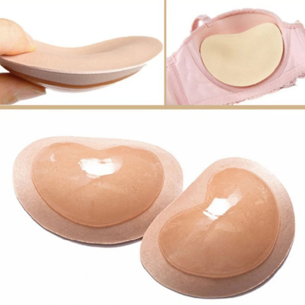 Sticky Push Up Bra Pads Silicone Inserts Lift Enhancer Removable Invisible