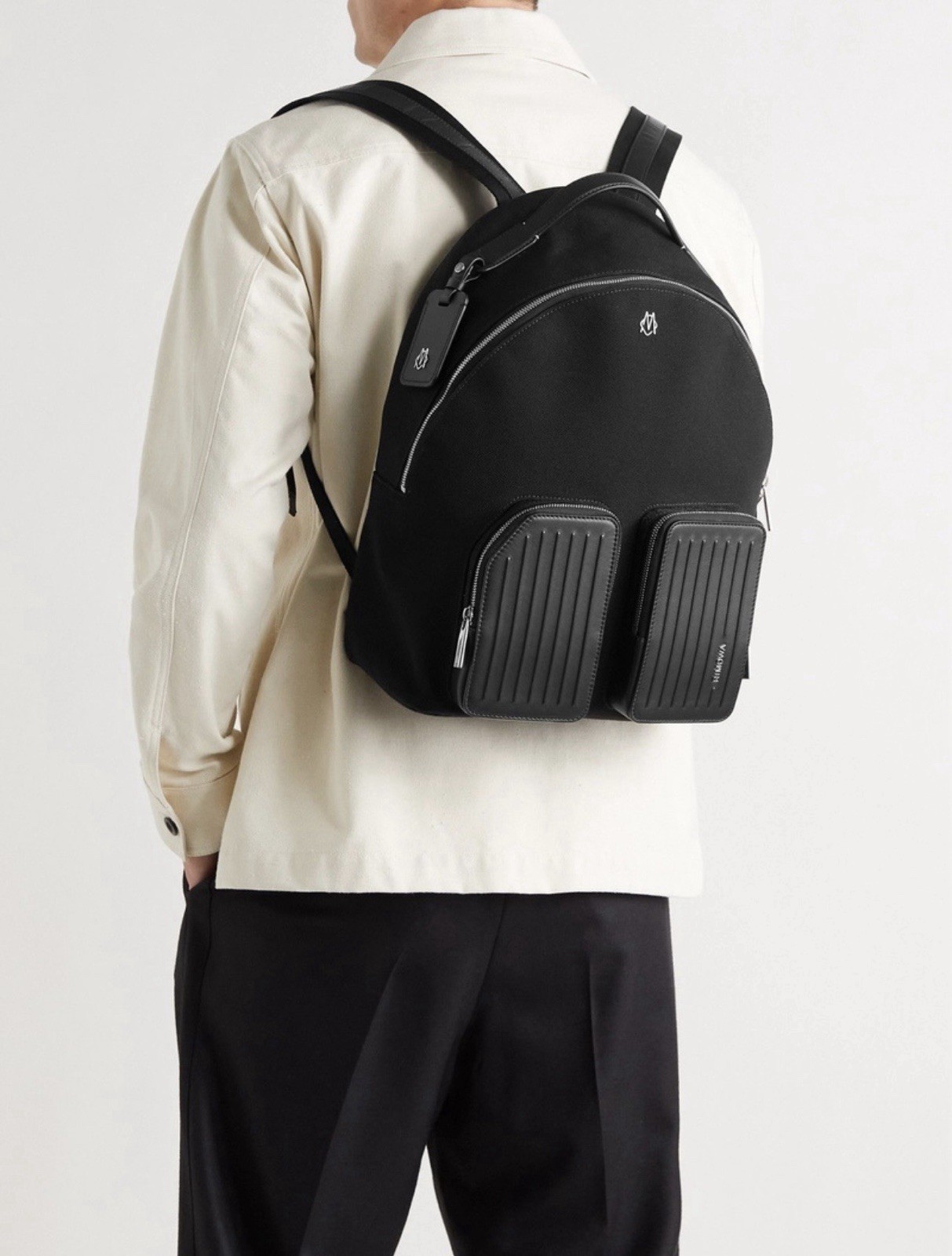 RIMOWA Never Still Canvas Backpack Medium, Black