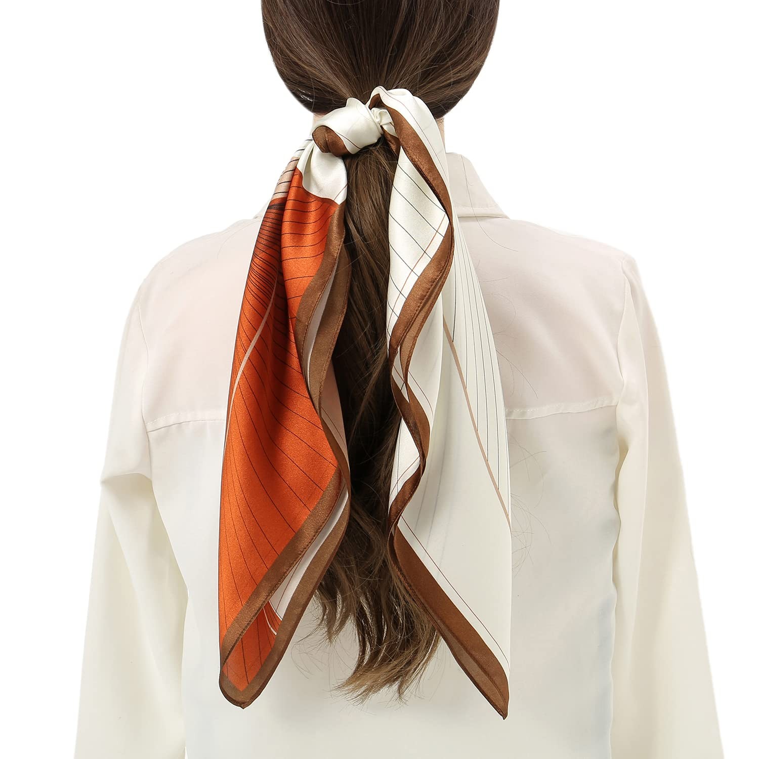 100% Silk Scarf Head Scarf for Women Hair Scarf for Sleeping Hair Wrapping at…