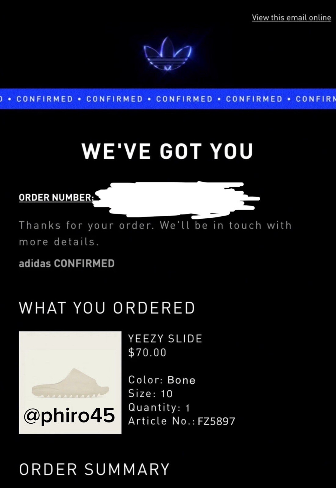 Yeezy Slide Bone FZ5897