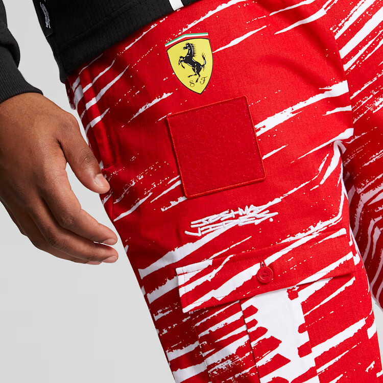 Puma Men’s Scuderia Ferrari x Joshua Vides Race Pants Size Medium / Large NWT