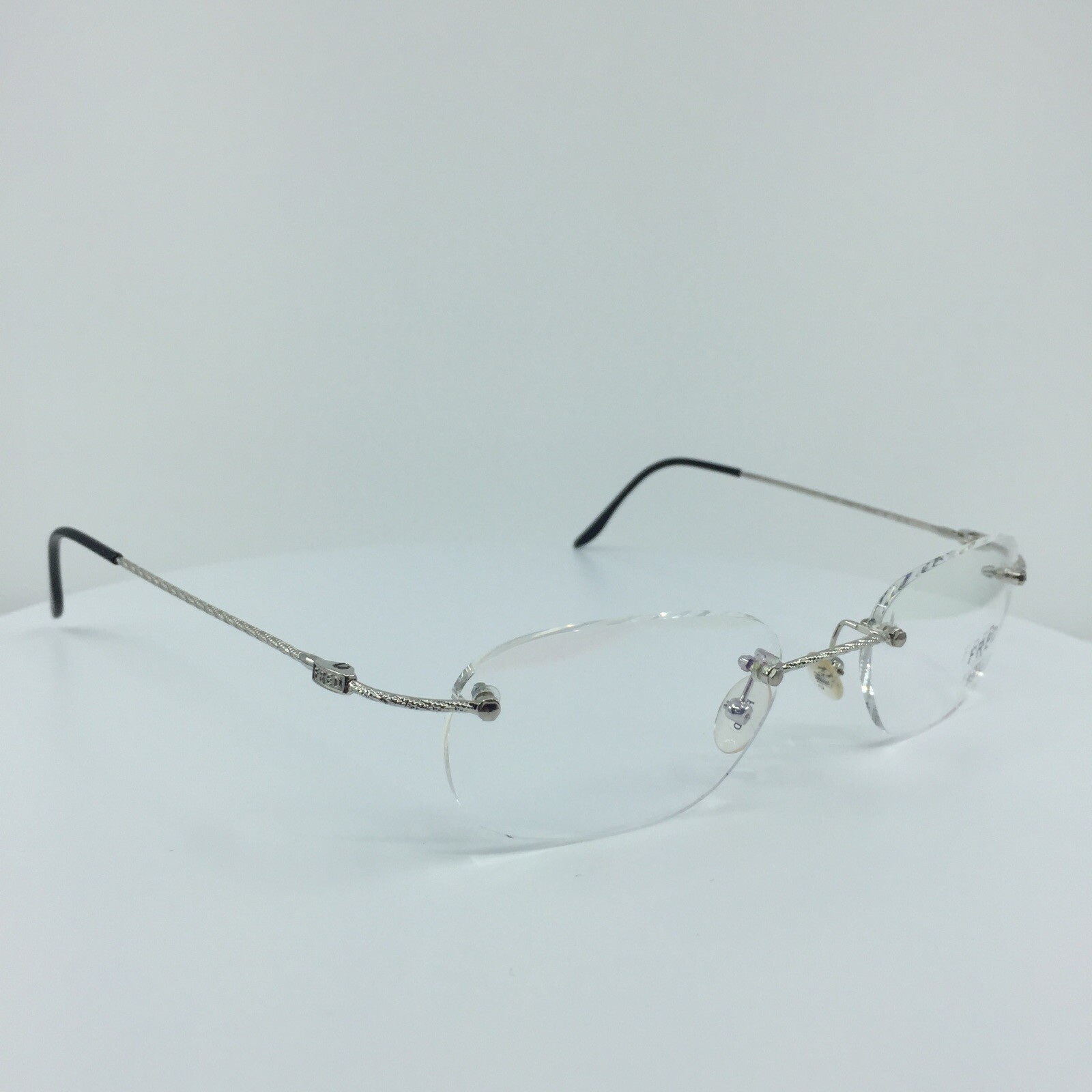 New Authentic FRED Lunettes F10 L01 F3 Eyeglasses C. 002 Platinum 53-19mm France