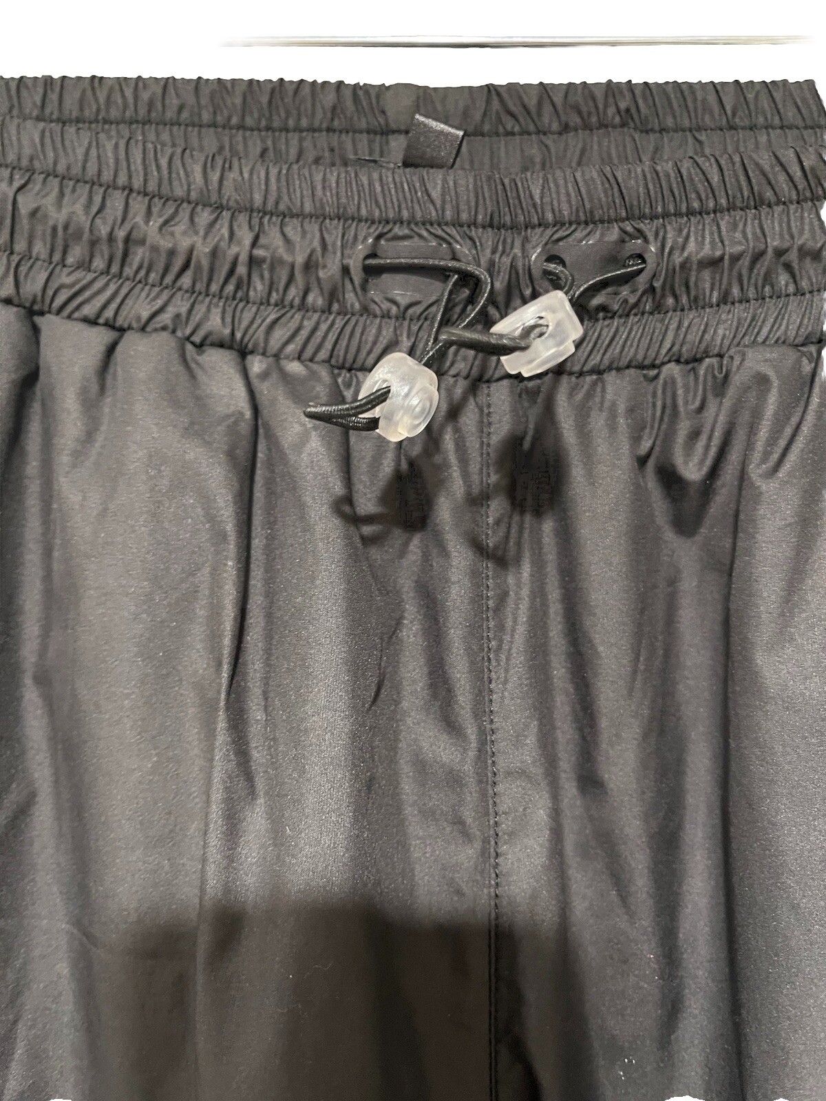 SAUL NASH London Designer Black Perforated Trousers Bottoms Athletic Size S NWT