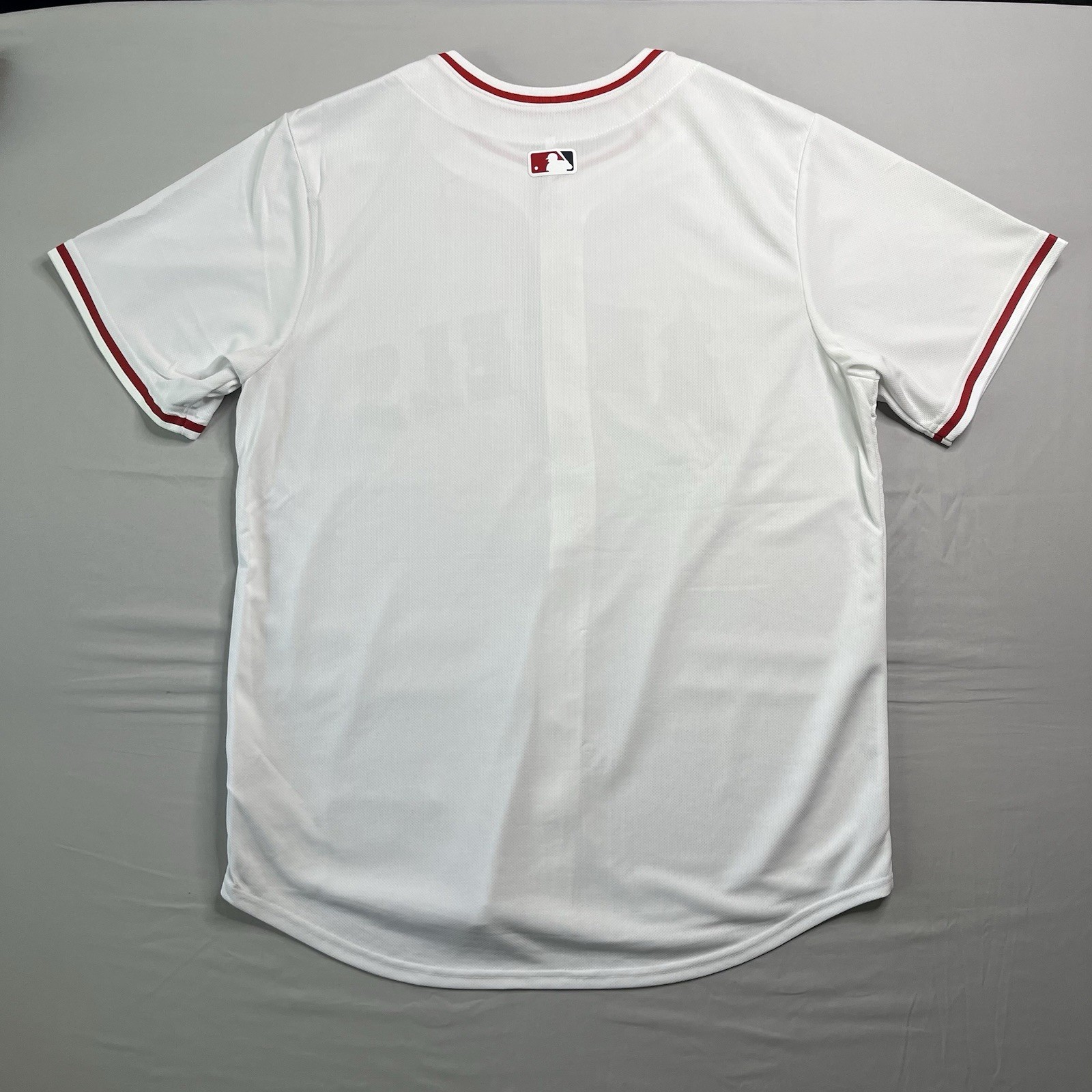 Nike Los Angeles Anaheim Angels Baseball Jersey Mens Large White MLB Blank Back