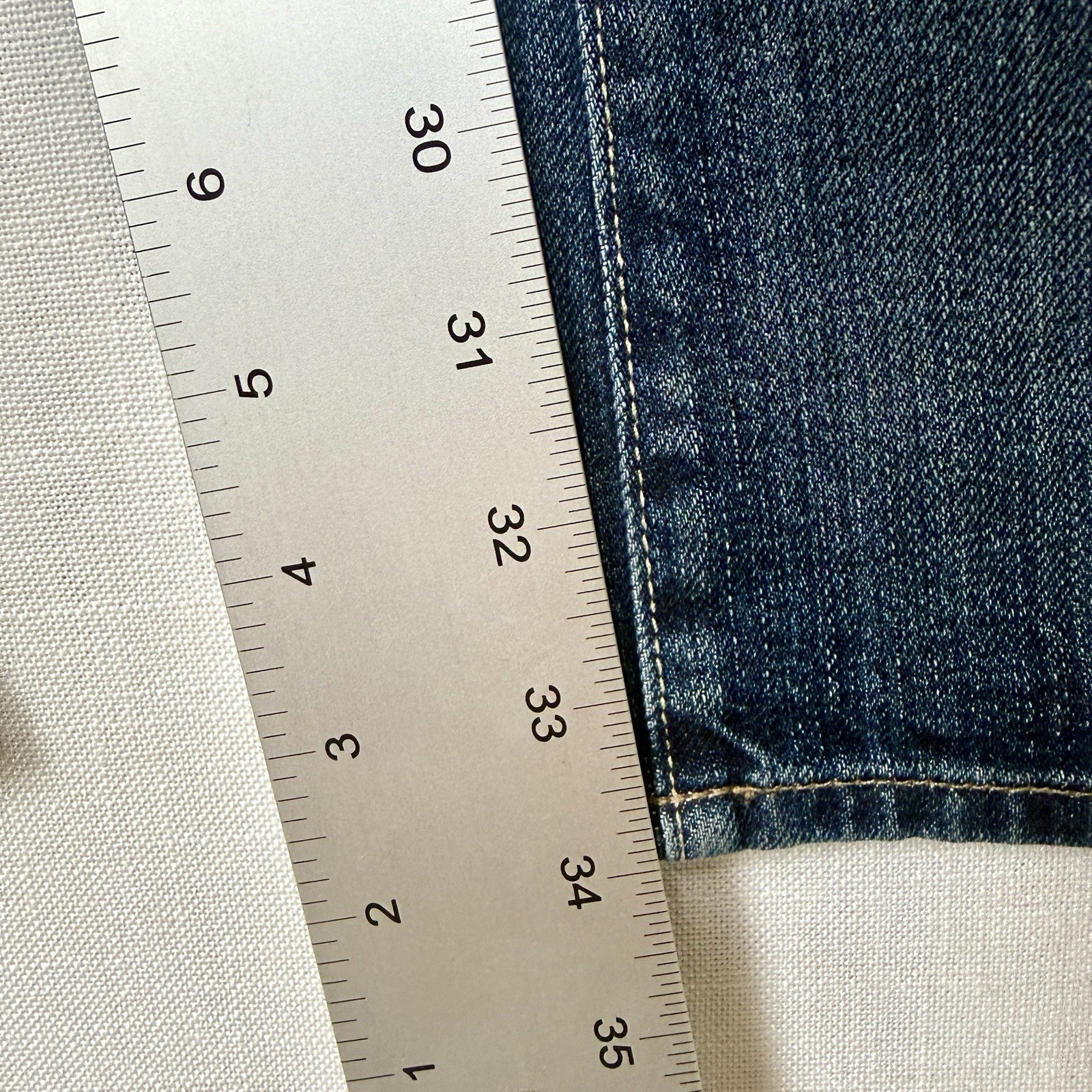 7 For All Mankind Bootcut Distressed Organic Cotton Jeans – Size 29 Low Rise