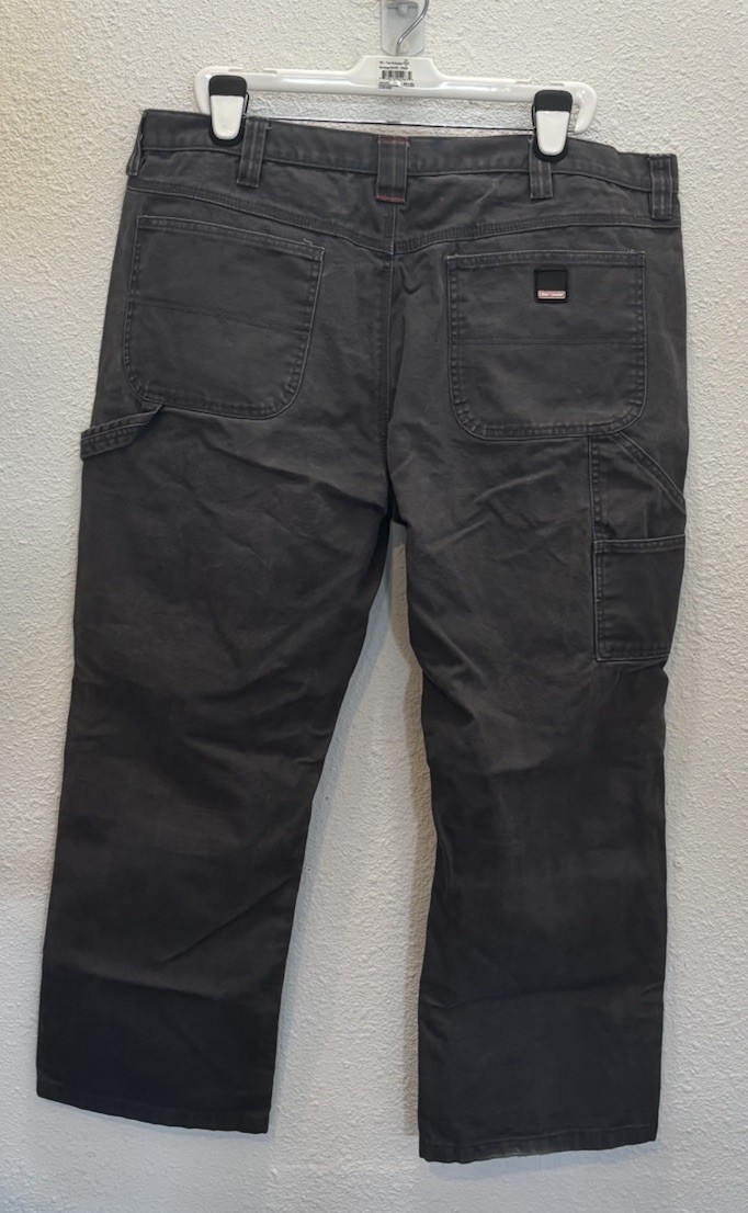 Craftsman Carpenter Jeans Mens 42×30, Gray Denim Vintage Workwear Y2K Sears