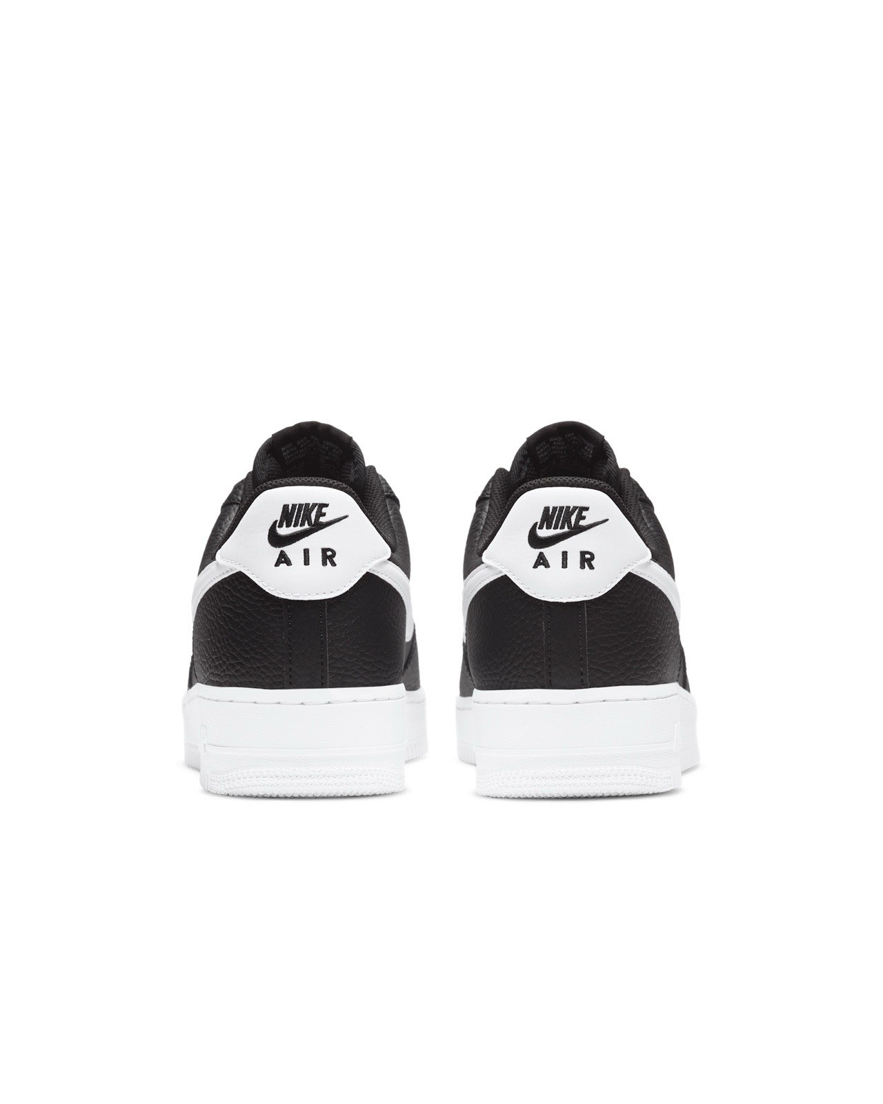 Men’s Size 9.5 Nike Air Force 1 ‘07 Black White CT2302-002 ((No Lid))