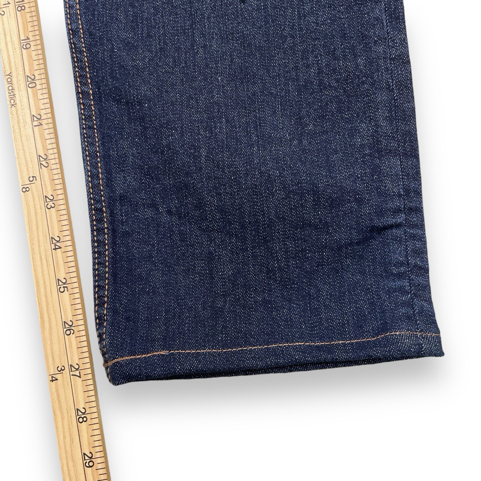 Banana Republic Jeans Men 33×30 (ACTUAL 34×27.5) Dark Blue Straight Fit Denim