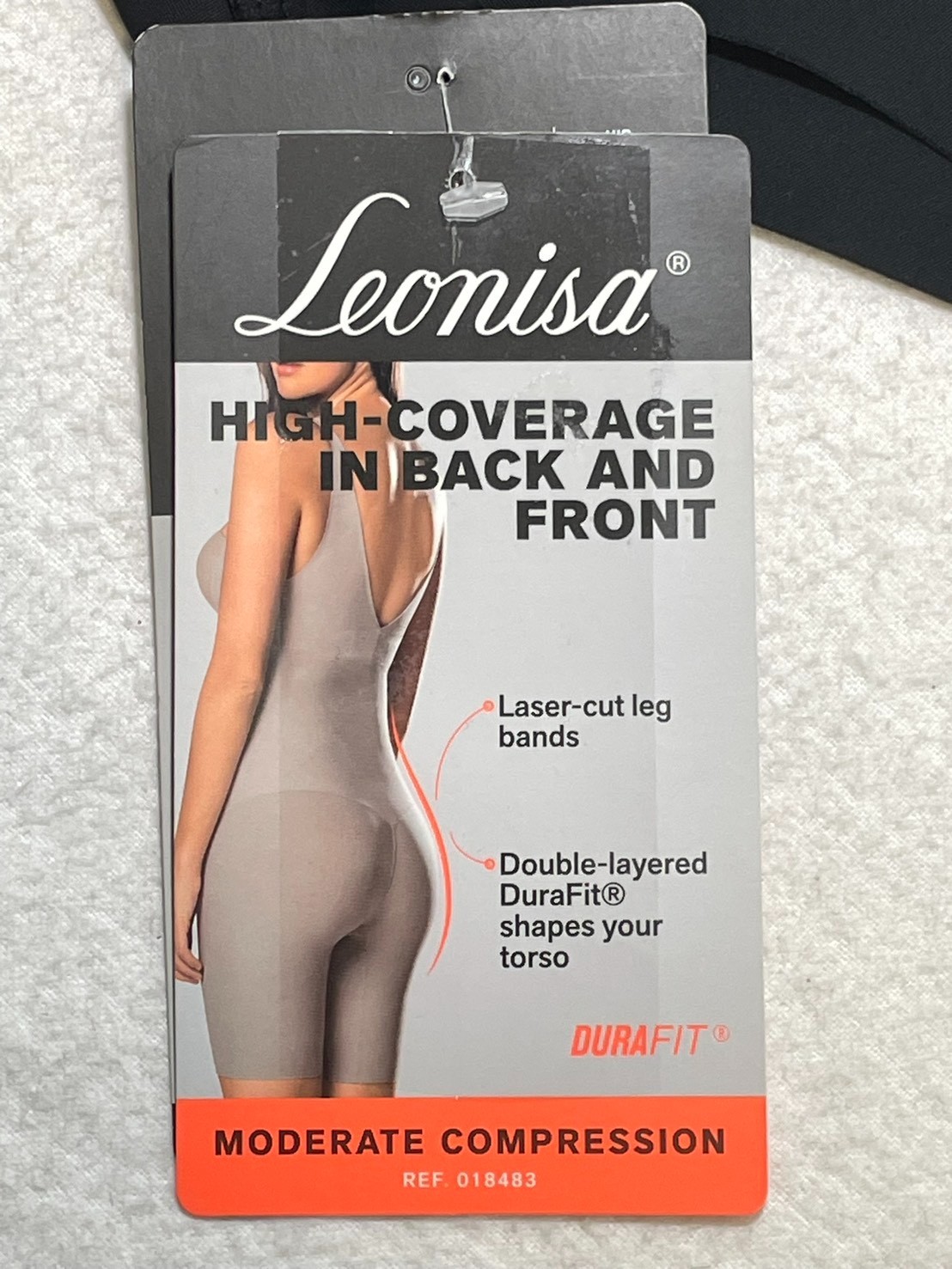 NWOT Leonisa Women’s S Undetectable Step-In Mid-Thigh Body Shaper 18483 Black