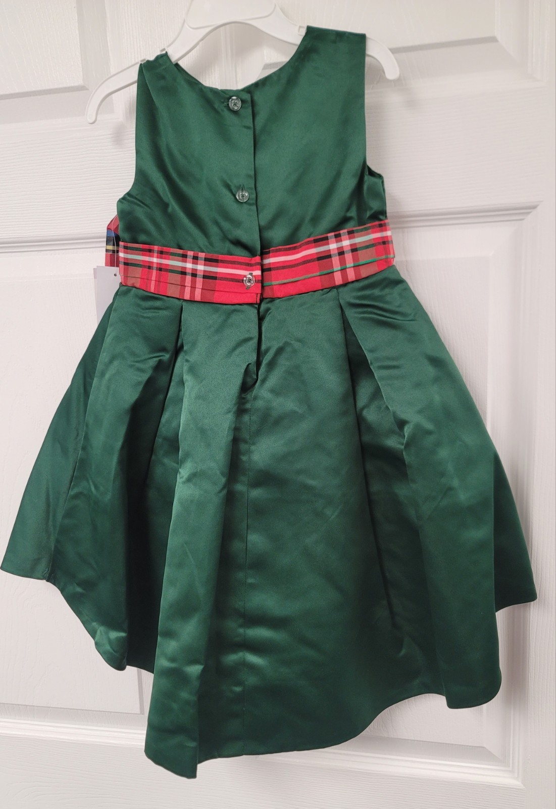 Blueberi Boulevard Girls Sleeveless Hi-Low Christmas Holiday Dress – 4T & 5