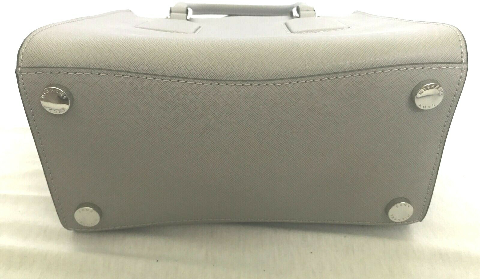 New Michael Kors Pearl Gray Top-Zip Women’s Crossbody/Handbag W9-11″/H 8.9″/D 4″