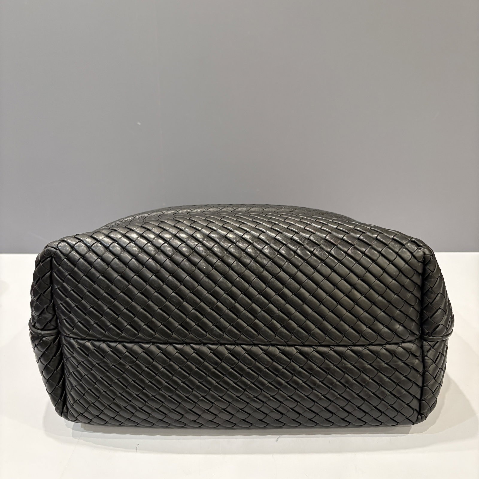 Bottega Veneta Tote Bag Black Lambskin Intrecciato Nappa (ym030126e3)