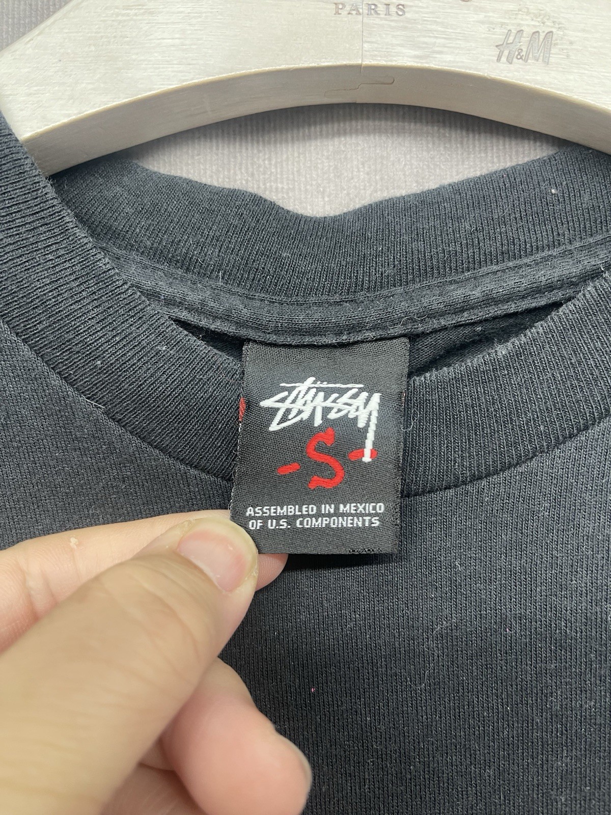 Vintage 2006 Stussy x Delta (Artist) Black Warhead T-Shirt Sz Small Mens