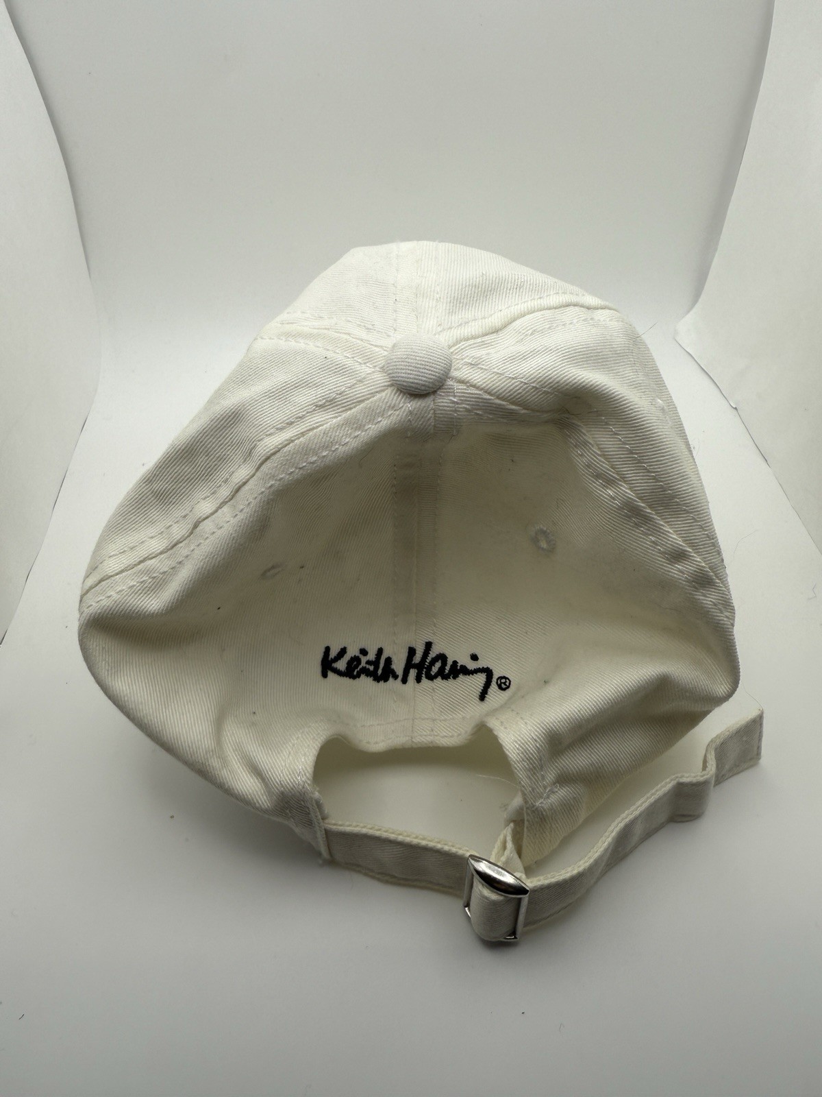 Keith Haring Hat Mens Strapback White Colorful One Size Mad Engine Art Artist