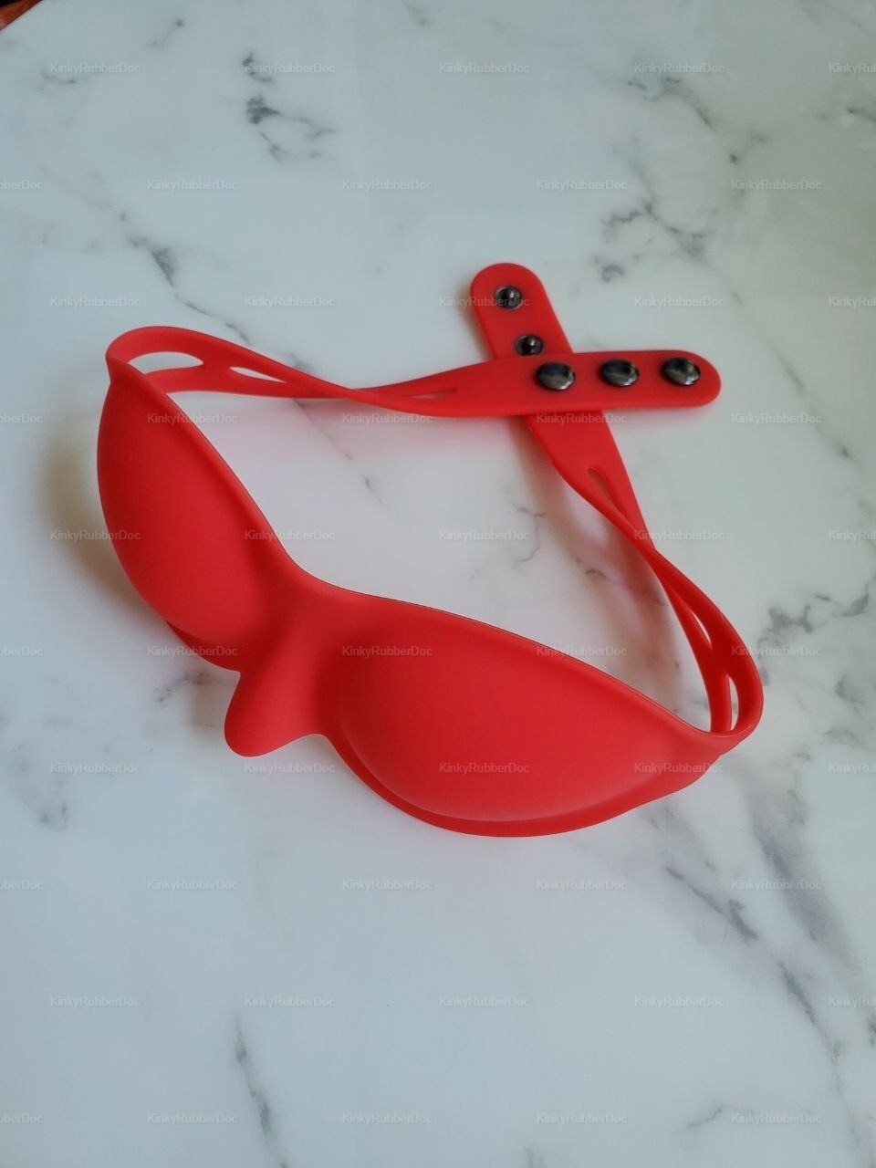 Flexible Silicone eye cover mask with smooth texture. Rubber Gear