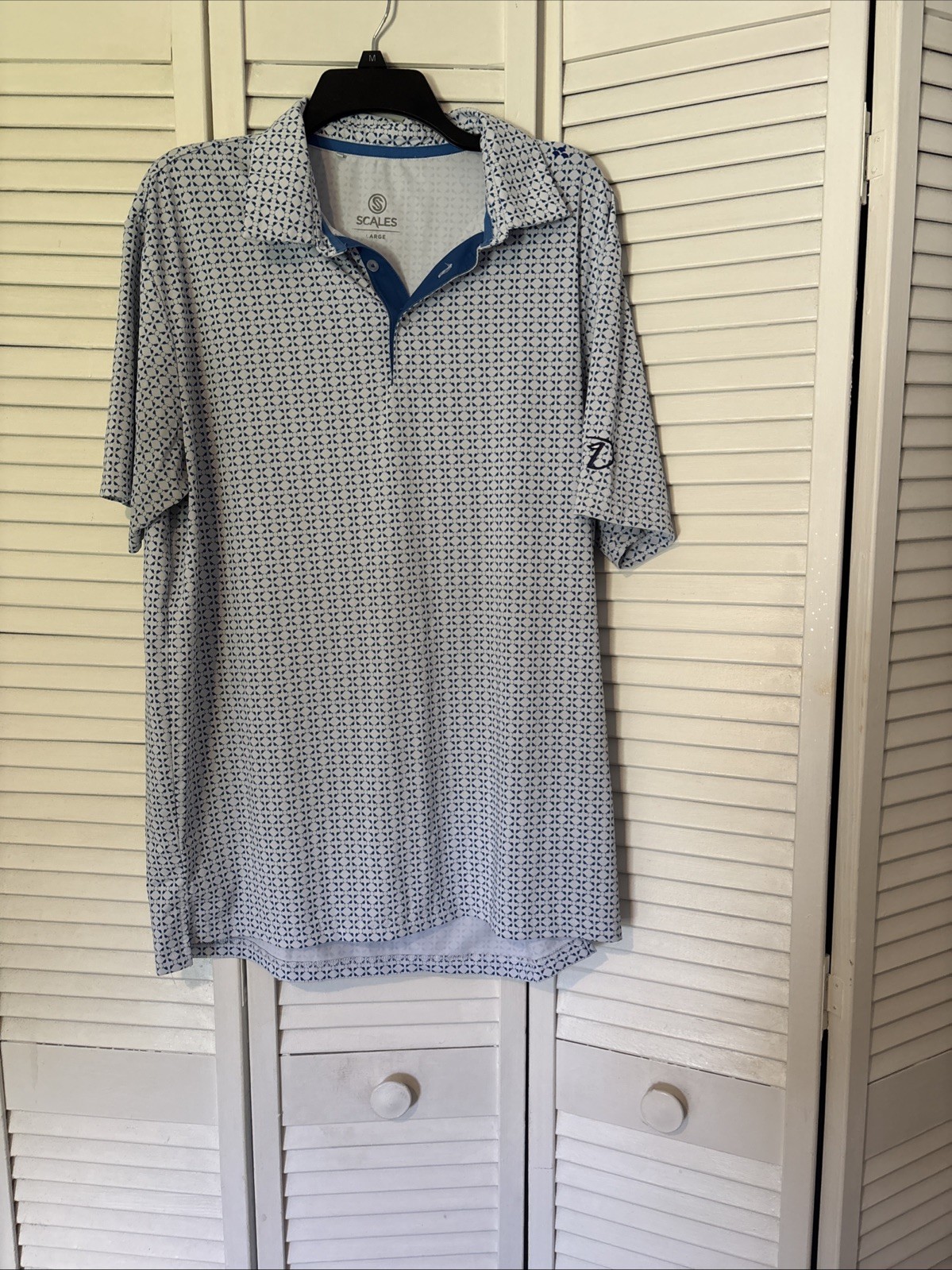 Men’s Scales Golf Polo Size L