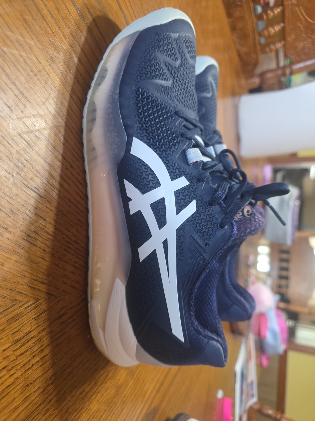 Size 9.5- Asics Gel Resolution 8 Peacoat W