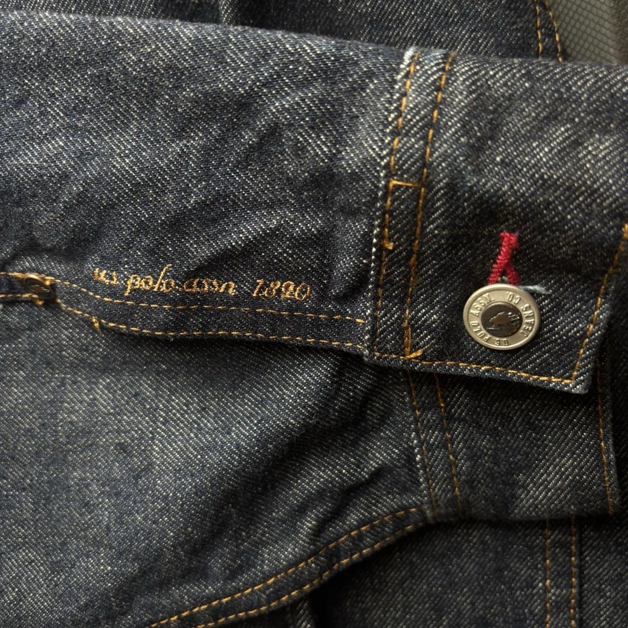 U.S. Polo Assn. Jeans Co. Denim Jacket XL Dark Wash Oversized Trucker Cotton