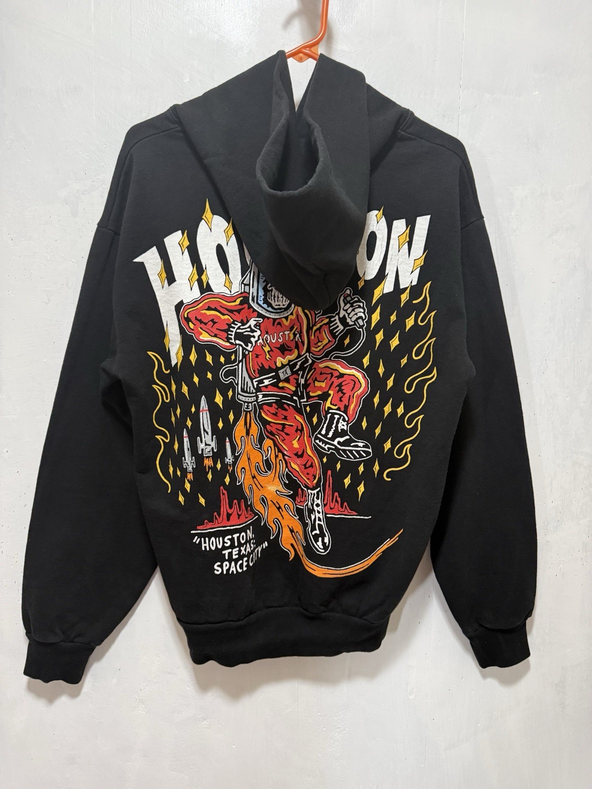 Warren Lotas Houston Texas Space City Light The Fuse Pullover Hoodie Men’s Sz M