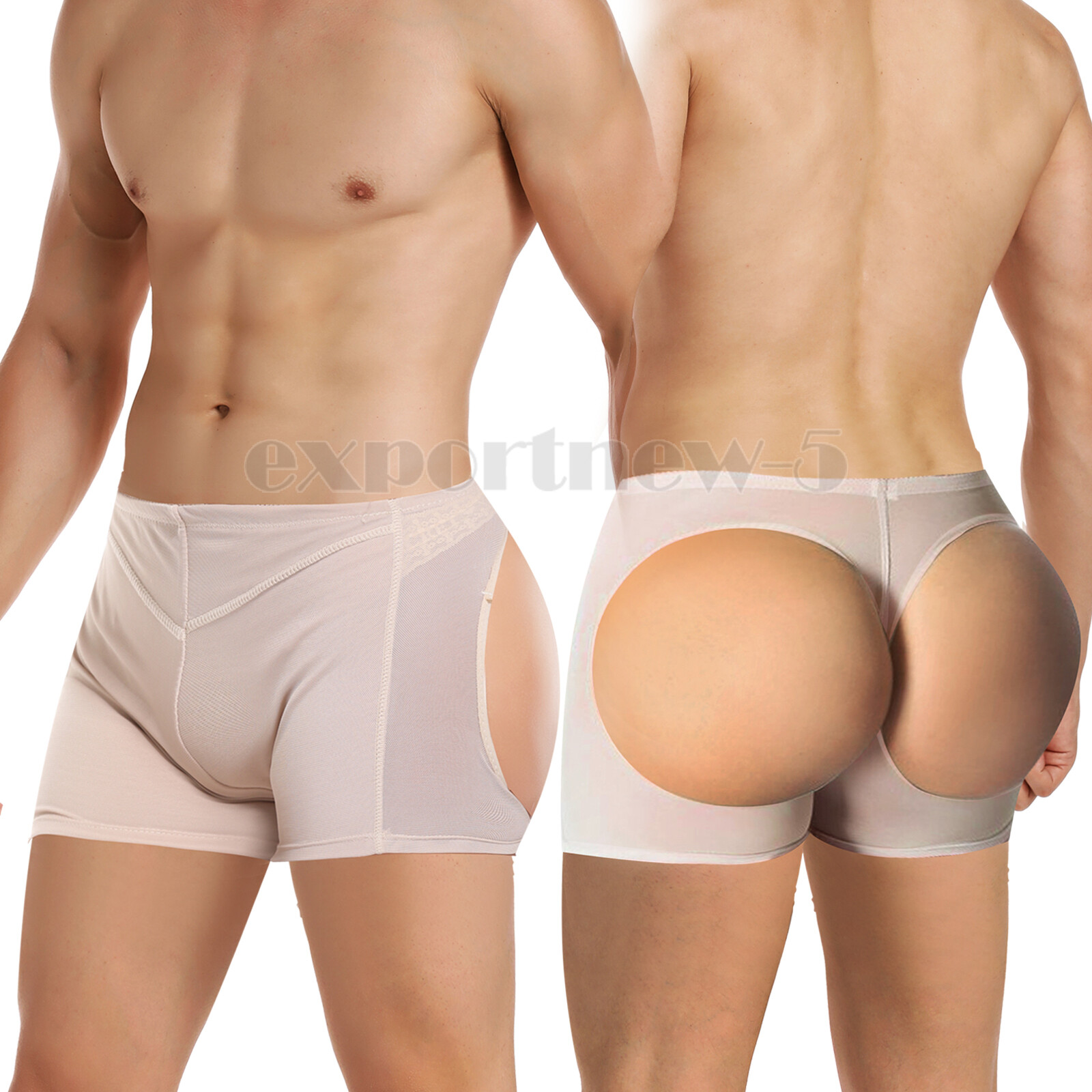 5 Pairs Men’s 5.5″ Performance No Fly Boxer Brief Athletic Sport Boxer Briefs