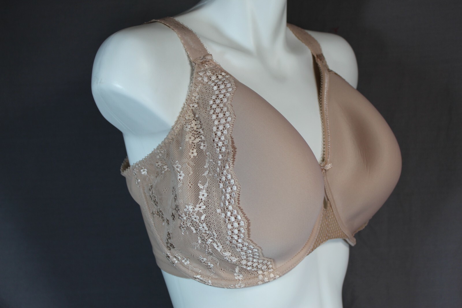 Used Elomi Charley Underwire Lined Spacer T-Shirt Bra EL4383 Size USA 40H