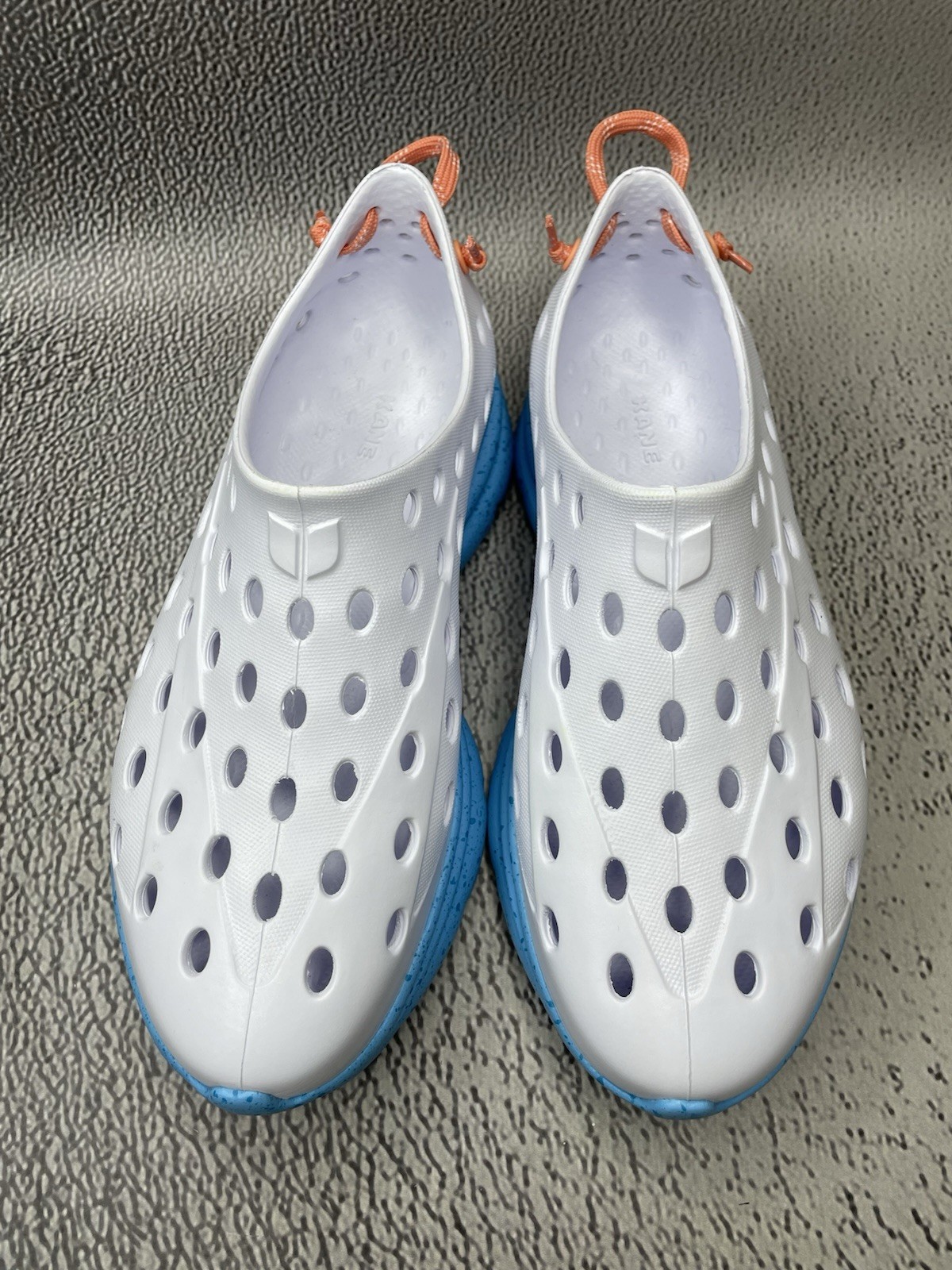 Kane Revive Shoes White Pacific Speckle Vented Rubber Sneakers Size US M 4 W 6