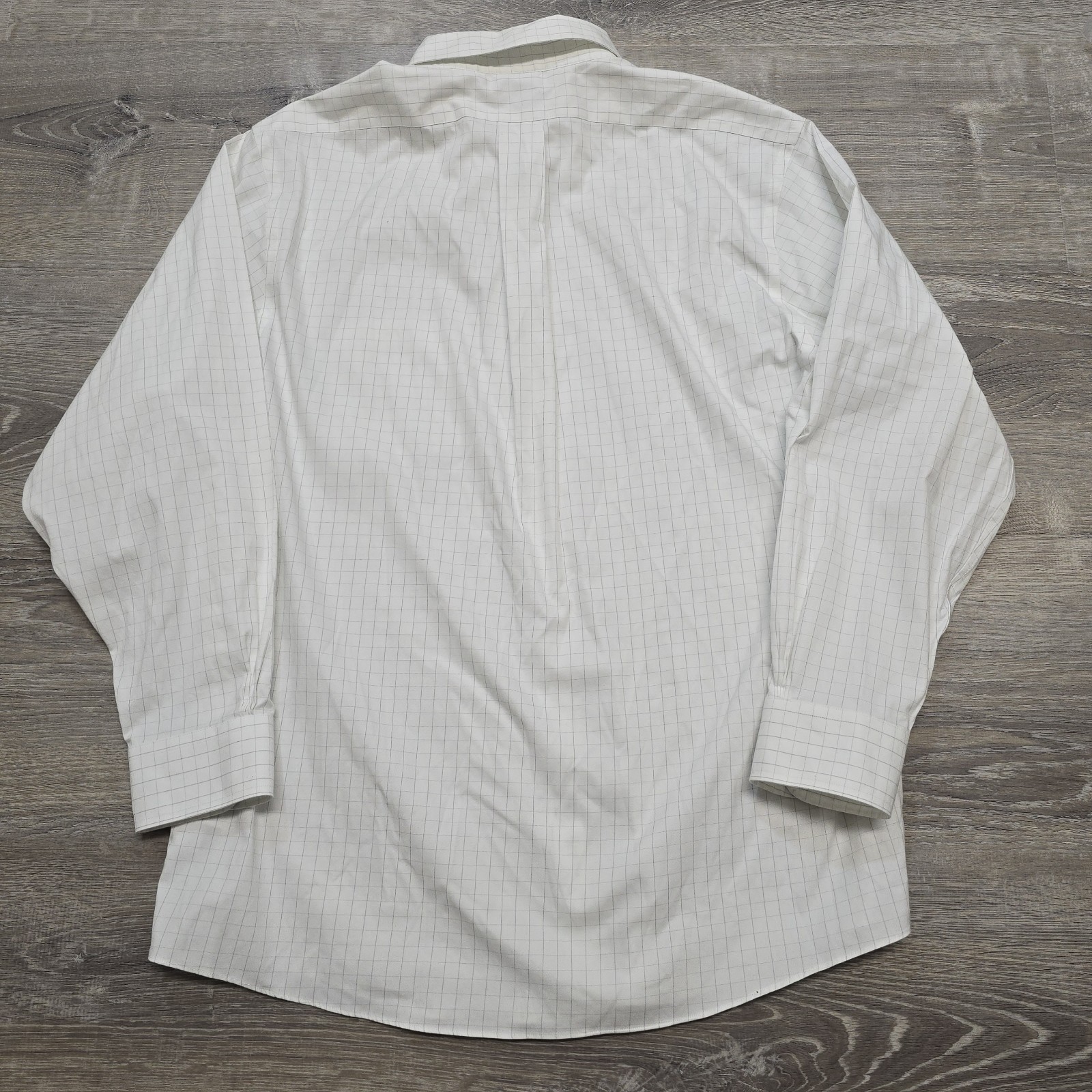 Brooks Brothers Regent Dress Shirt Mens Large 16-32 White Check Non Iron EUC!