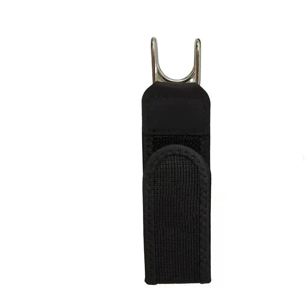 2PCS Tactical Metal Hook Elastic Belt Buckle-Less Invisible Waist Belt Closure