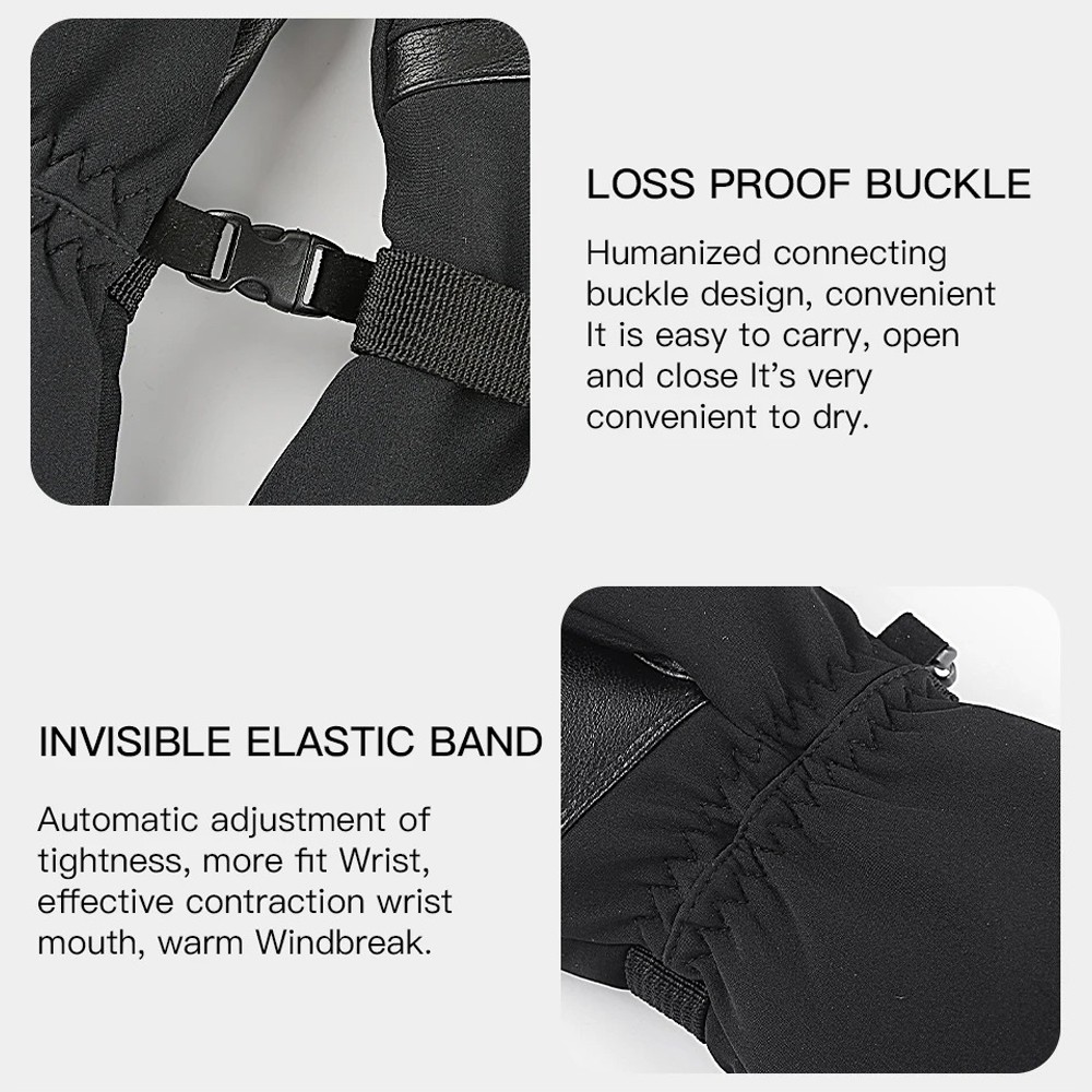 Waterproof Windproof Work Gloves Thinsulate Warm Winter Ski Gloves for Men Women