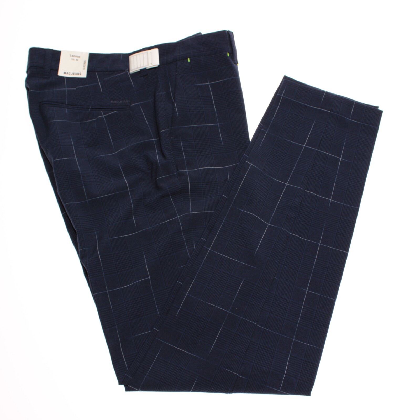Mac Jeans NWT Chinos / Casual Pants Size 33 US in Blue Polyester Blend
