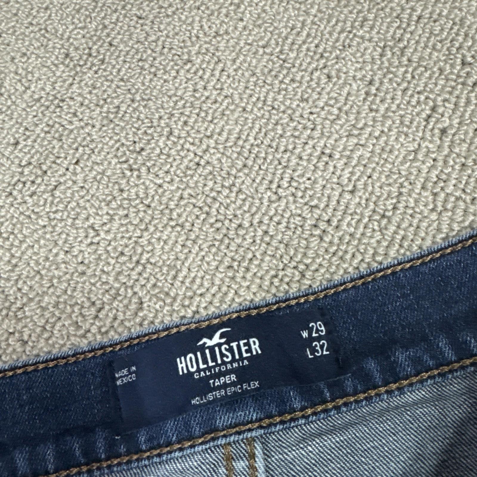 Hollister Jeans Taper Blue Pockets Men’s Size 29×32