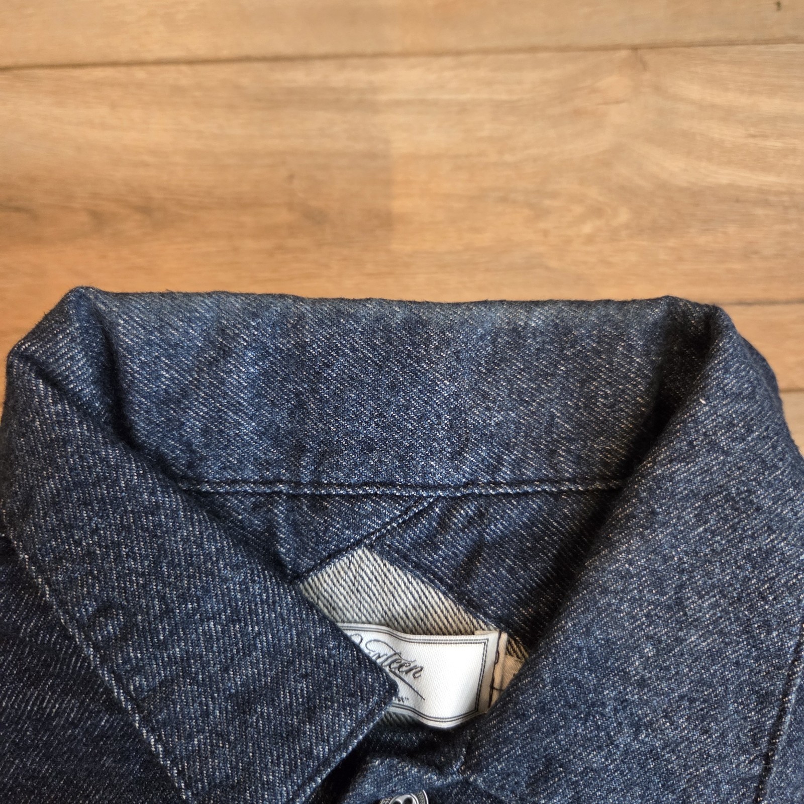 3Sixteen Cotton Button Up Navy Blue Men’s Size Medium Long Sleeve Shirt
