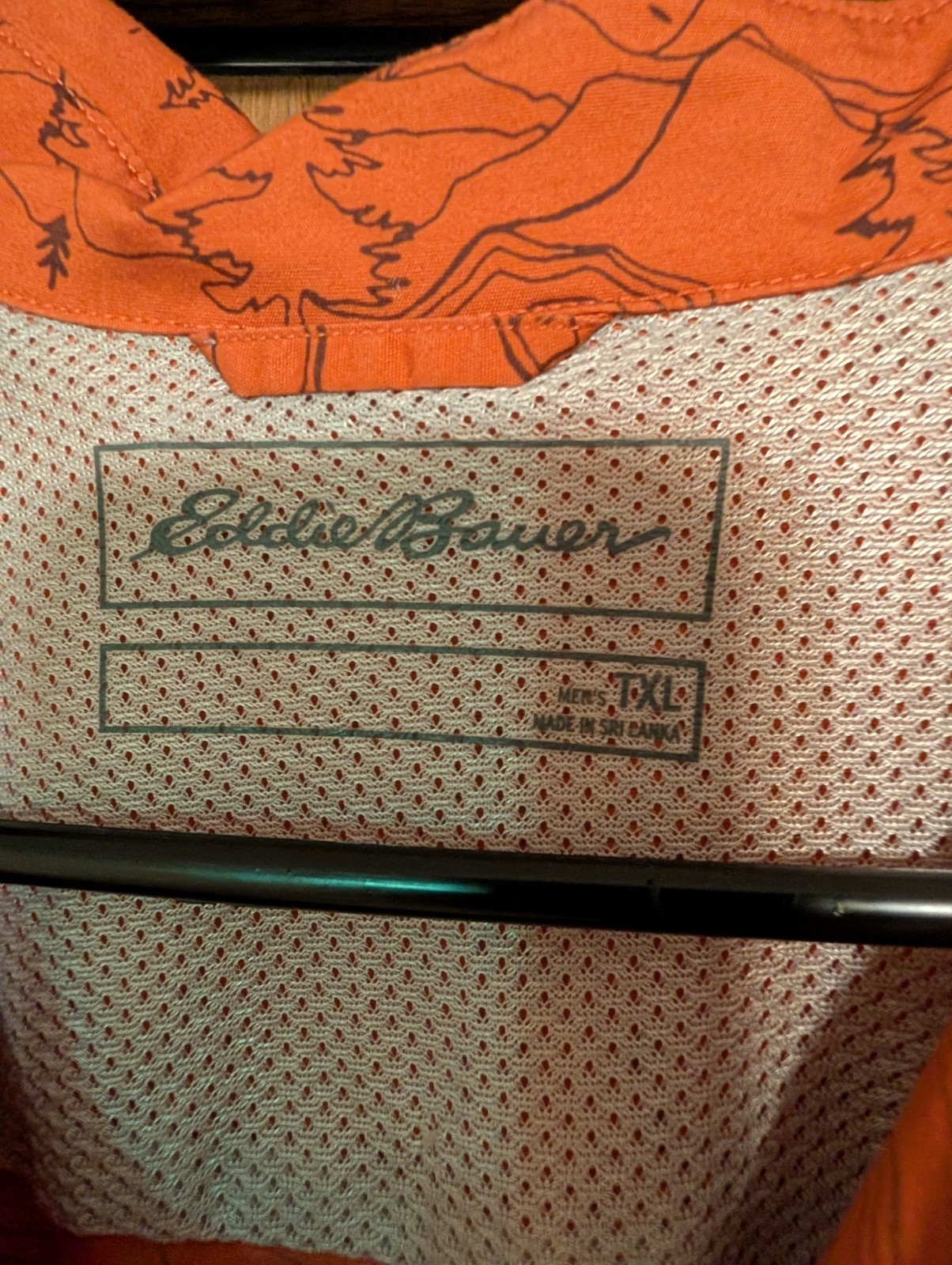 Two Eddie Bauer Men’s XLT Short Sleeve Button Up Shirts
