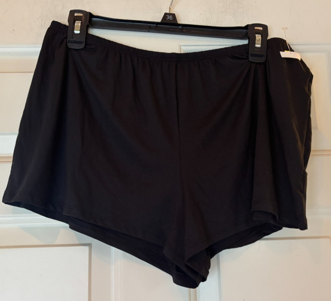 Joyspun Pajama Shorts Pajamas Black Soft Size Womens L 12 14 NWT