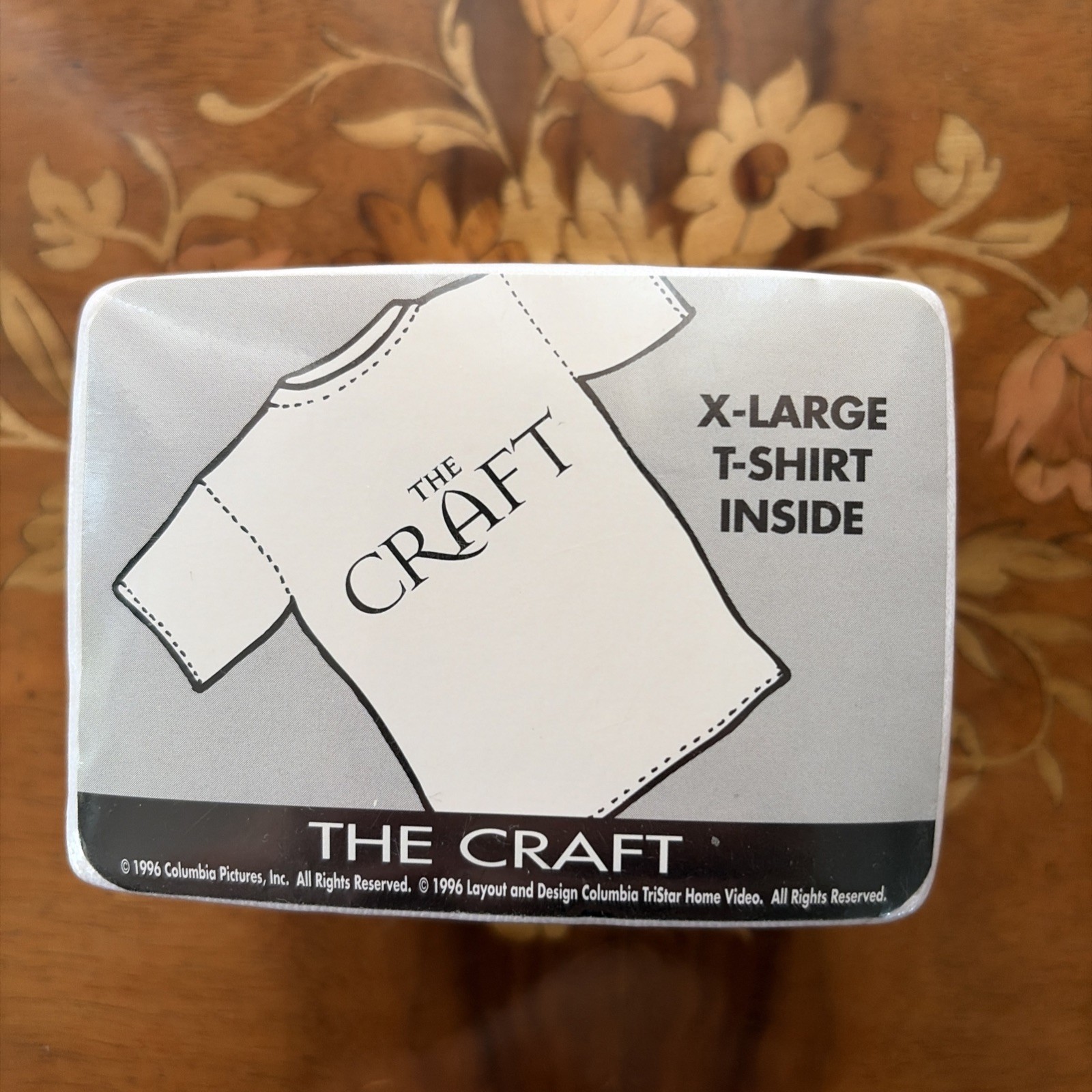 Horror VTG 1996 The Craft Movie Promo T-Shirt Original Tin Box Rare Memorabilia