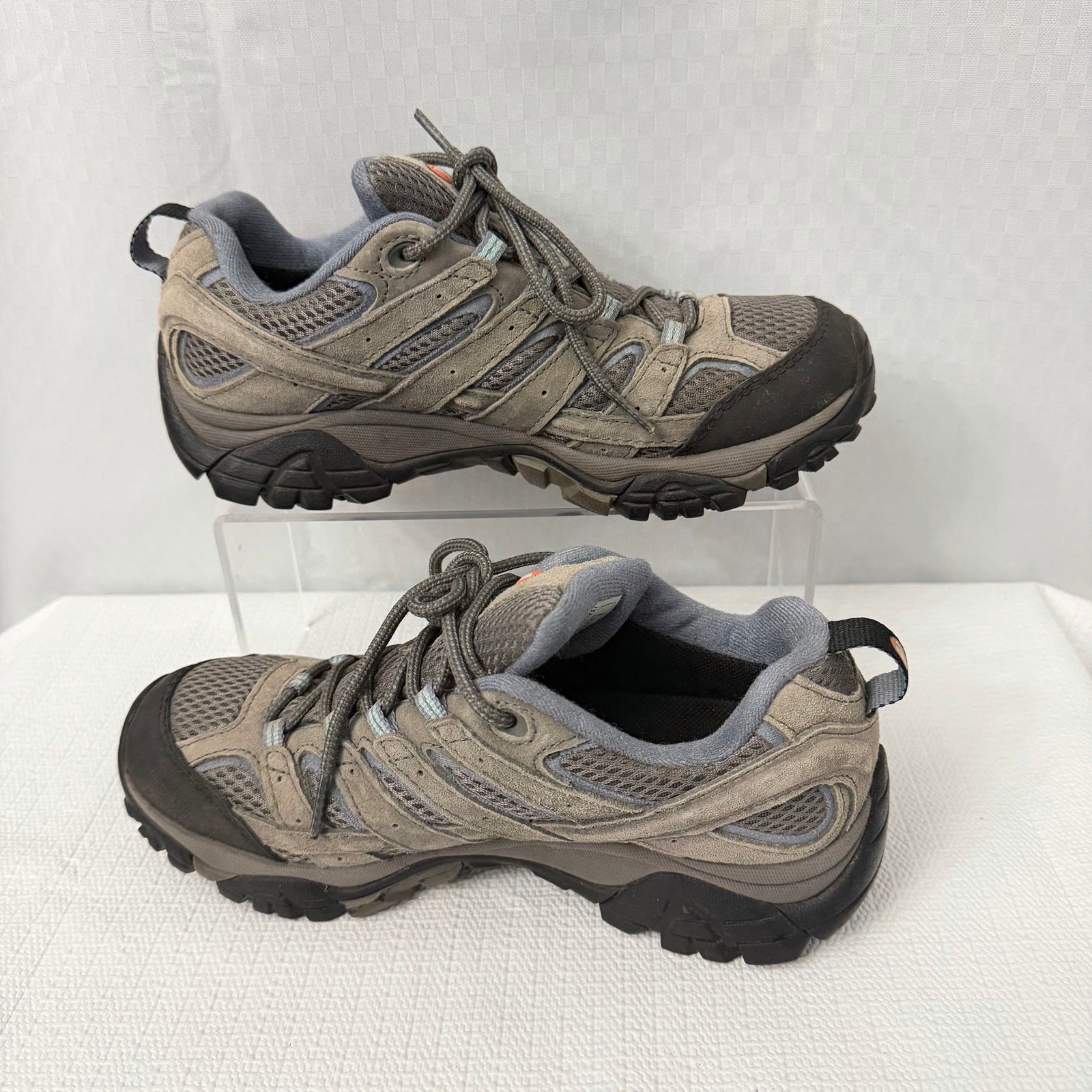 Merrell Moab 2 Shoes Women’s Size 7.5 Granite Waterproof Vibram Hiking Low Top