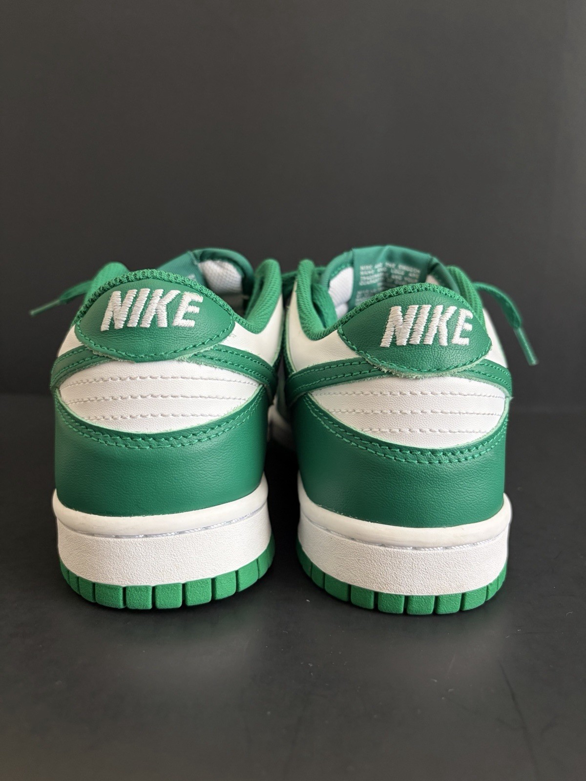 Nike Dunk Low GS White Malachite Green FB9109-114 Youth Size 6.5Y Shoes