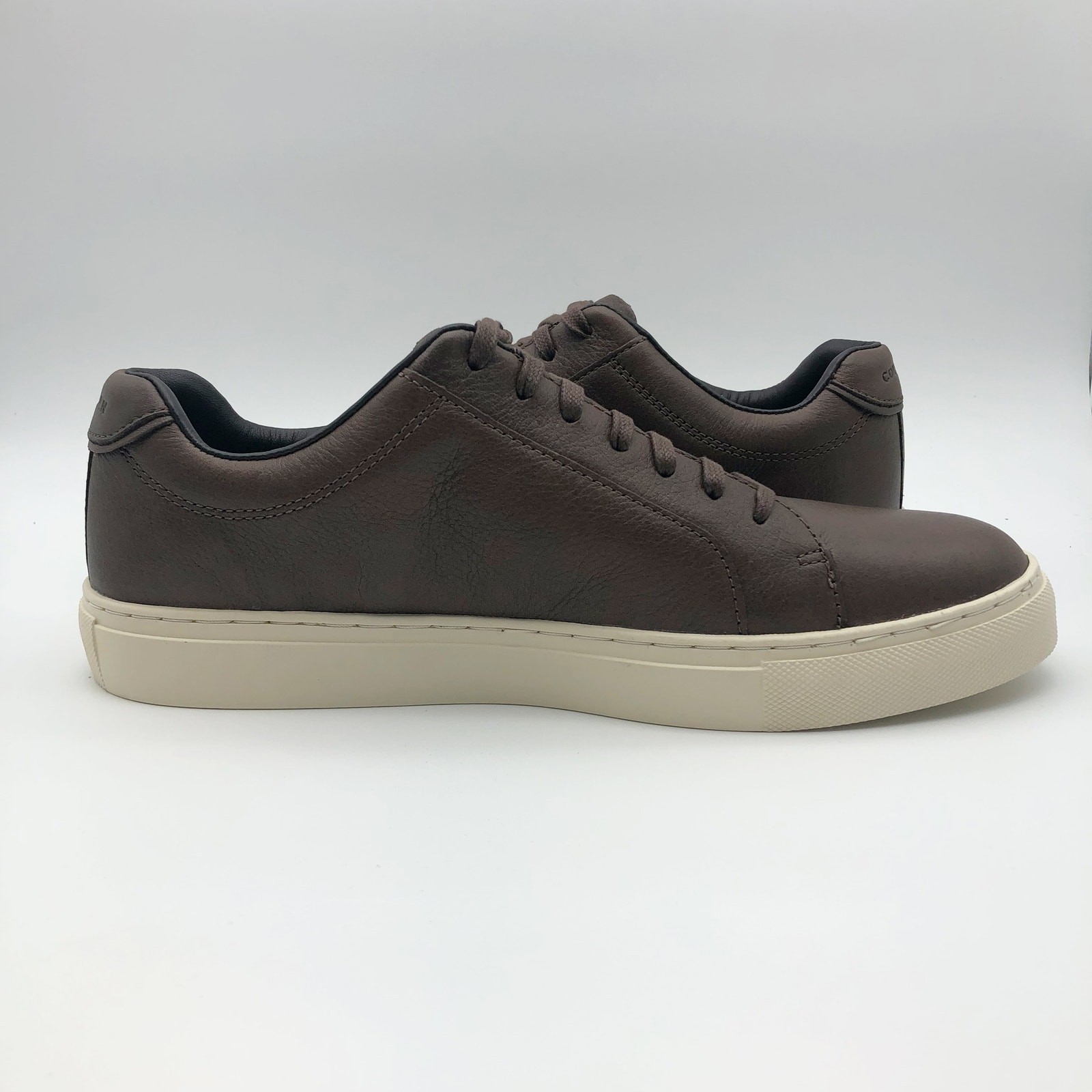 Cole Haan Mens Jensen Low-Top Casual Sneakers US 9 M EU 42 Brown Leather NIB