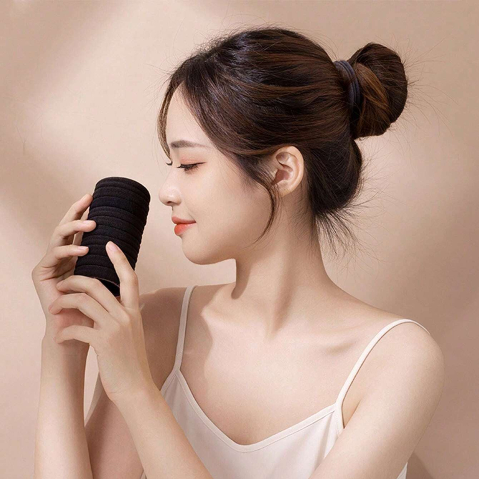 Men Women Hair Ties Soft Seamless Hair Bands Fr Thick Thin Hair Ponytail Holders